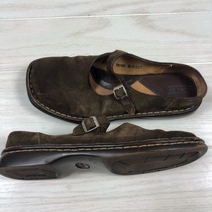BOC Brown Leather Mary Janes size 8.5